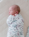 Bamboo Cotton Muslin Swaddle | Botanical