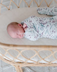 Bamboo Cotton Muslin Swaddle | Botanical