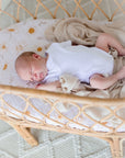 Bamboo Cotton Muslin Swaddle | Vanilla