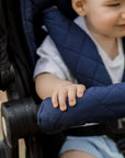 Pram Bar Quilted Cover | Navy