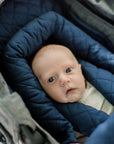 Infant Head Support Quilted | Navy