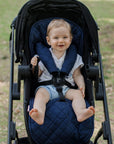 Universal Quilted Pram Liner | Navy