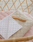 Quilted Snuggle Blanket | Oat