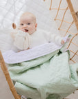 Quilted Snuggle Blanket | Fern