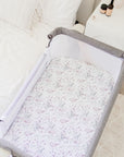 Co-Sleeper/Change Mat Fitted Waterproof Sheet | Botanical