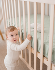 Waterproof Fitted Cot Sheet | Fern