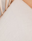Waterproof Fitted Cot Sheet | Oat