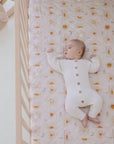 Waterproof Fitted Cot Sheet | Bohemian Sunshine