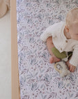 Waterproof Fitted Cot Sheet | Botanical