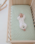 Waterproof Fitted Cot Sheet | Fern