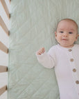 Waterproof Fitted Cot Sheet | Fern