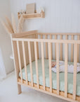 Waterproof Fitted Cot Sheet | Fern