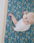 Waterproof Fitted Cot Sheet | Jungle Palms