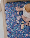 Waterproof Fitted Cot Sheet | Mermaid Magic