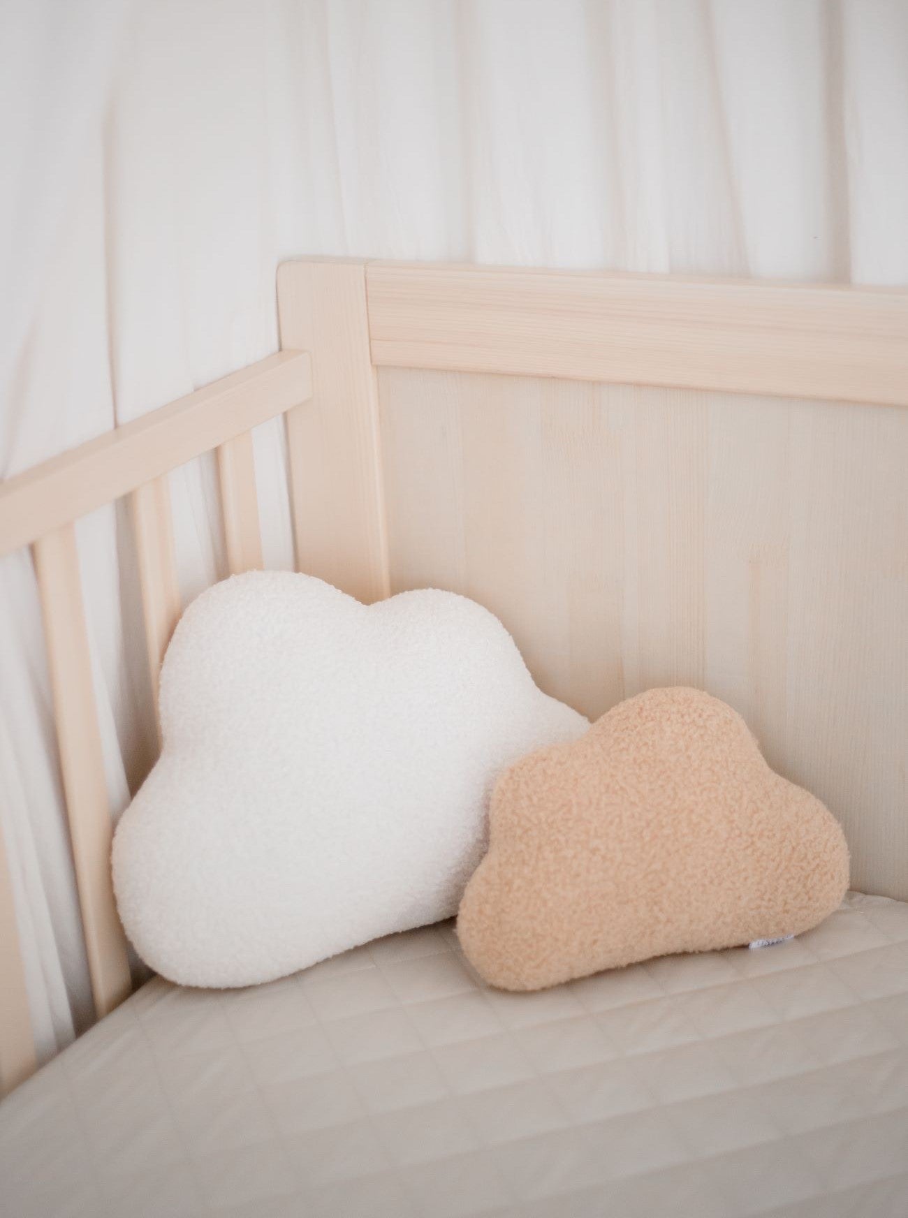 Waterproof Fitted Cot Sheet | Oat