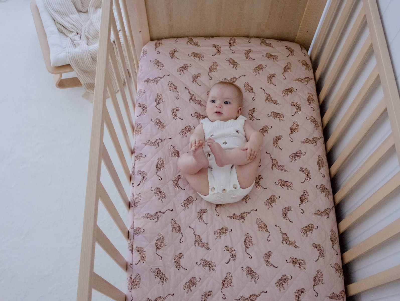 Waterproof Fitted Cot Sheet | Queen of the Jungle