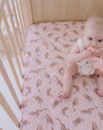 Waterproof Fitted Cot Sheet | Queen of the Jungle