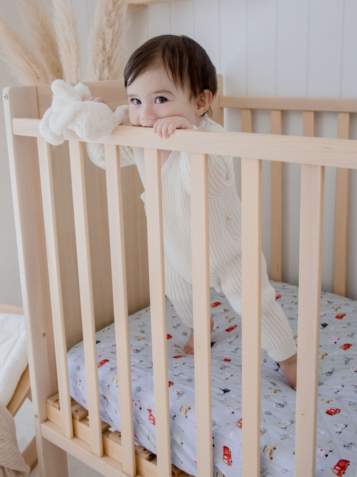 Waterproof Fitted Cot Sheet | Things That Go
