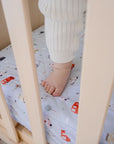 Waterproof Fitted Cot Sheet | Things That Go