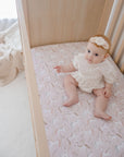 Waterproof Fitted Cot Sheet | Unicorn Fairy Floss