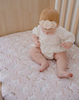 Waterproof Fitted Cot Sheet | Unicorn Fairy Floss