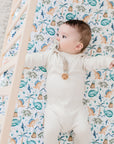 Waterproof Fitted Cot Sheet | Wild Dinosaurs