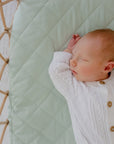 Waterproof Fitted Bassinet Sheet | Fern