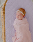Bamboo Cotton Muslin Swaddle | Primrose