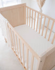 Waterproof Fitted Cot Sheet | Ivory
