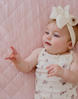 Waterproof Fitted Cot Sheet | Lullaby Pink