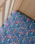 Waterproof Fitted Cot Sheet | Mermaid Magic