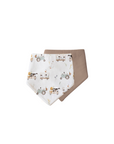 Premium Bandana Bibs 2 Pack | Oakwood Farm & Latte