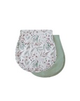 Burp Cloth 2 Pack | Botanical & Lagoon