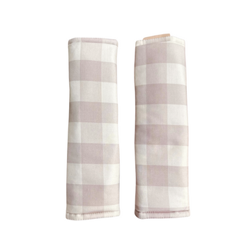 Harness Covers | Blush Gingham