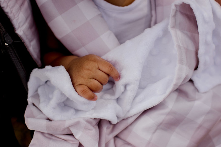 Snuggle Blanket | Blush Gingham
