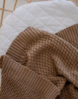 Cotton Knit Blanket | Walnut