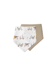 Premium Triple Layer Bandana Bibs 2 Pack | Oakwood Farm & Latte