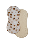 Burp Cloth 2 Pack | Bear in There & Oat