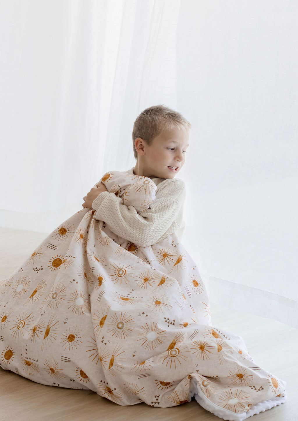 Weighted Sensory Blanket with Waterproof Cover - Bohemian Sunshine