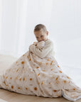 Weighted Sensory Blanket with Waterproof Cover - Bohemian Sunshine
