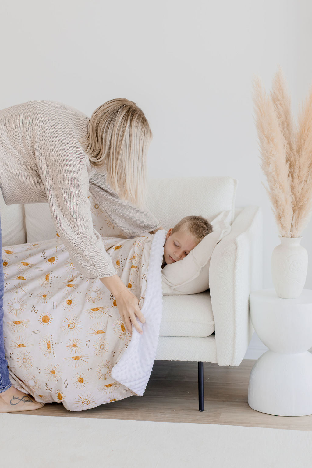 Weighted Sensory Blanket with Waterproof Cover - Bohemian Sunshine