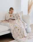Weighted Sensory Blanket with Waterproof Cover - Bohemian Sunshine